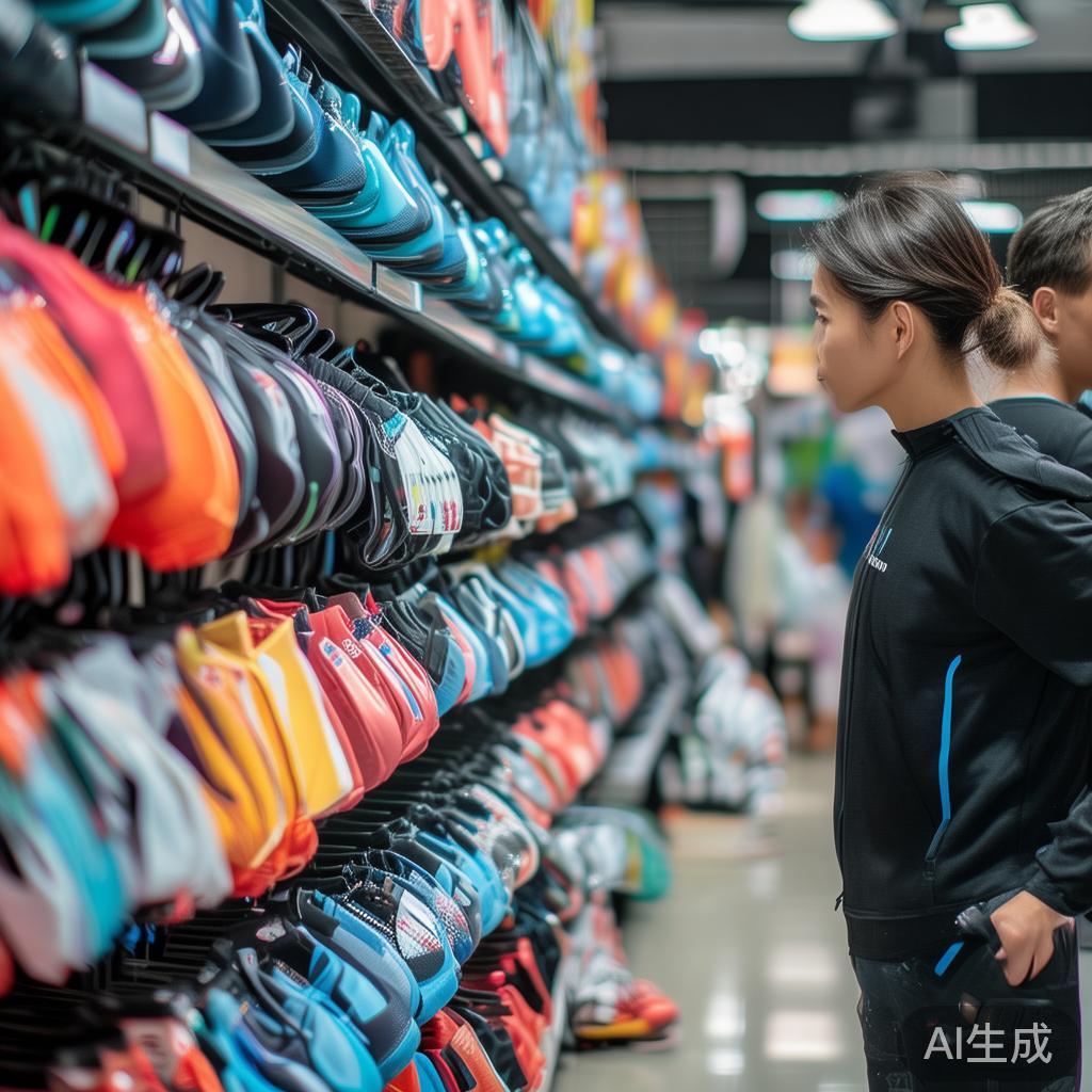 随着全民健身运动的推广，体育器材、运动装备等行业迎